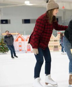 Alternative view of Happiest Season Harper Plaid Coat