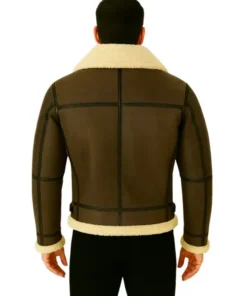 Men Shearling Leather Jacket