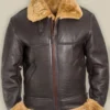 Men B3 Bomber RAF Shearling Jacket