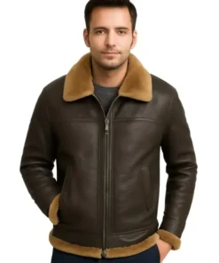 Men Brown B3 Bomber Jacket