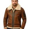 Men’s B3 Sheepskin Leather Aviator Jacket