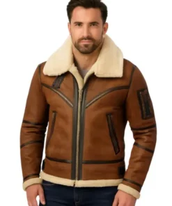 Men’s B3 Sheepskin Leather Aviator Jacket