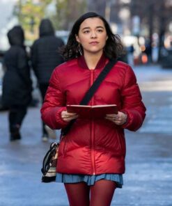 Dash & Lily Midori Francis Red Puffer Jacket