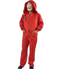 Alternative view of Money Heist La Casa De Papel Dali Red Jumpsuit