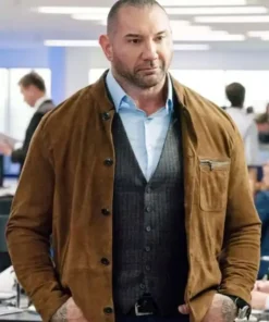 My Spy Dave Bautista Brown Jacket