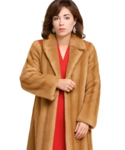 House of Gucci Patrizia Reggiani Brown Fur Coat