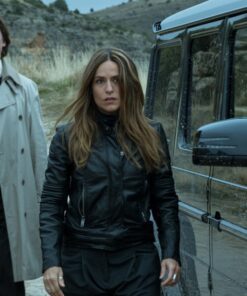 Money Heist Black Raquel Murillo Leather Jacket