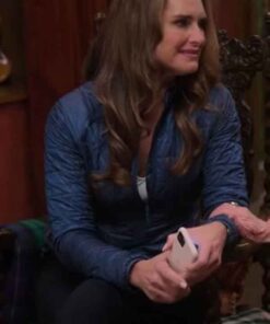 Alternative view of A Castle For Christmas Sophie Brown Blue Puffer Jacket