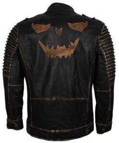 Suicide Squad Joker Black Leather Jacket