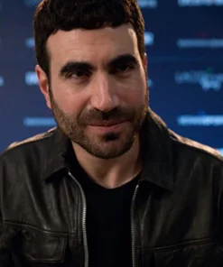 Ted Lasso S02 Roy Kent Black Leather Jacket