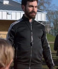 Alternative view of Ted Lasso Season 2 Roy Kent Black Jacket
