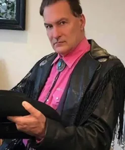 The Last Drive-In Joe Bob Briggs Fringe Jacket front