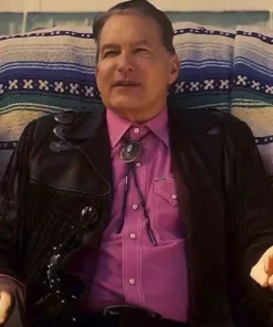 The Last Drive-In Joe Bob Briggs Fringe Jacket front pose