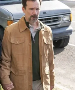 The Thing About Pam (2022) Mark Hupp Brown Jacket