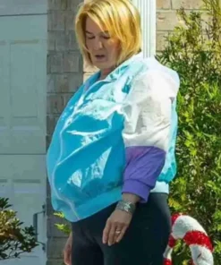 The Thing About Pam Renée Zellweger Blue Jacket back