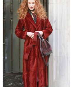 The Undoing Nicole Kidman Red Velvet Coat