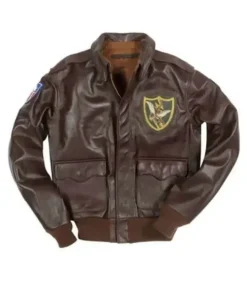 Top Gun Fighter Bomber Leather Jacket