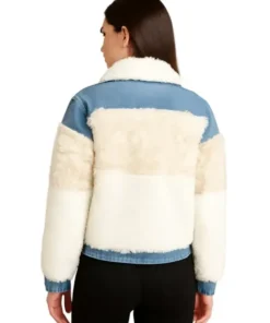 Dash & Lily Sofia Denim Fur Jacket