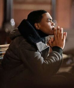 Alternative view of Tariq St Patrick Power Book II Ghost Shearling Jacket