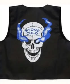WWE Stone Cold Steve Austin Skull Vest back