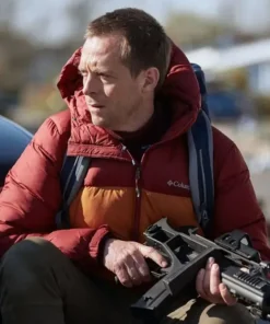 War of the Worlds Jonathan Gresham Puffer Jacket front pose