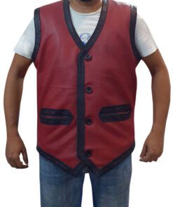 Warriors Movie Brown Biker Leather Vest