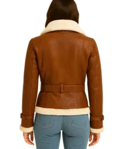 Women’s Shearling Brown Jacket