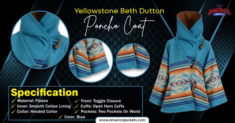 Yellowstone Beth Dutton Poncho Coat