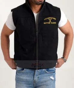 Yellowstone John Dutton Wool Vest (front)