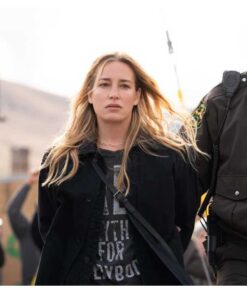 Summer Higgins Yellowstone S04 Black Coat