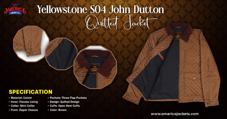 Yellowstone SO4 John Dutton Quilted Jacket