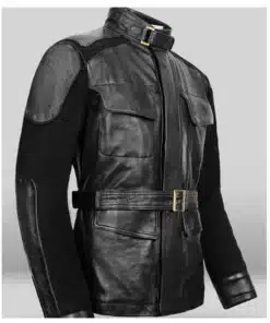 Age Of Ultron Nick Fury Jacket shown in a high quality finish that highlights the expert tailoring and rugged design.