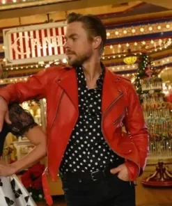 disneys-magical-holiday-celebration-derek-hough-leather-jacket