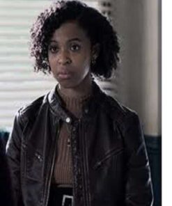 13 Reasons Why S04 Ani Achola Brown Jacket