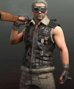 men-pubg-brown-leather-vest