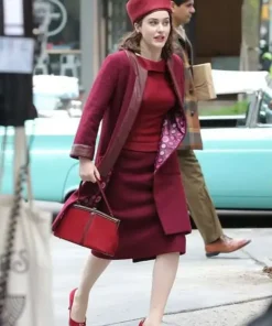 rachel-brosnahan-the-marvelous-mrs-maisel-maroon-coat