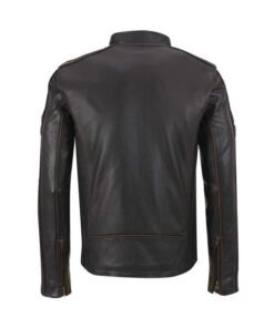 Stripe Café Racer Brown Jacket