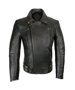 Men’s Biker Elite Patrol Leather Jacket
