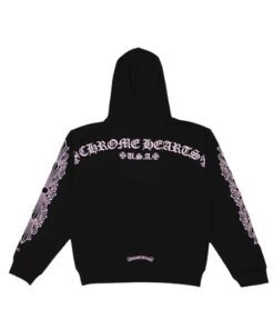 Luxury Flower Shoulder Logo Hoodie