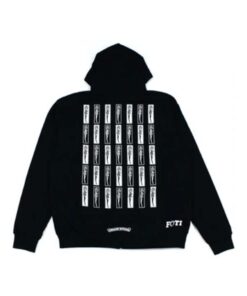 Ultra-Light Zip Foti Jarvis Block Black Hoodie