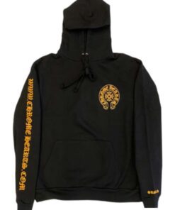 Horseshoe Logo Yellow Zip-up Hoodie