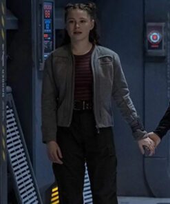 Lost In Space Mina Sundwall Grey Jacket