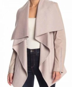 Last Man Standing Amanda Fuller Drape Coat