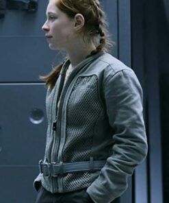 Lost In Space Mina Sundwall Grey Jacket