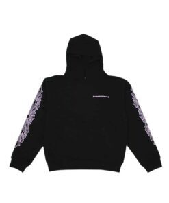 Luxury Flower Shoulder Logo Hoodie