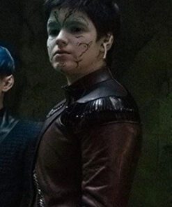 Alternative view of Star Trek Discovery Blu Del Barrio Brown Jacket