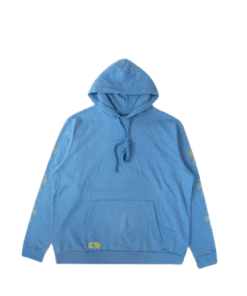 Light Blue Girls Love Chrome Hoodie
