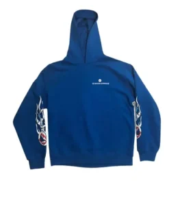 Fashion Blue Matty Boy Space Hoodie front