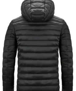 Men Outdoor Hooded Puffer Jacket
