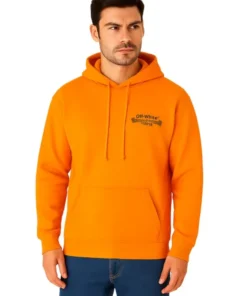 Orange Off-White x Hoodie